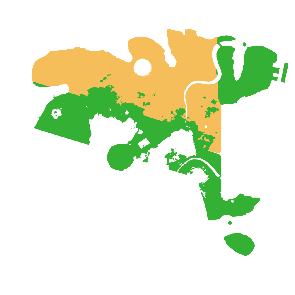 Biome Rust Map: Procedural Map, Size: 3000, Seed: 1757457592