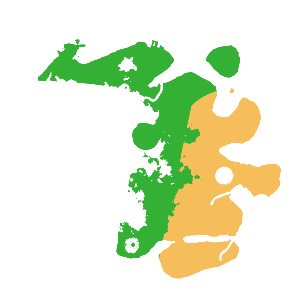 Biome Rust Map: Procedural Map, Size: 3000, Seed: 97651354