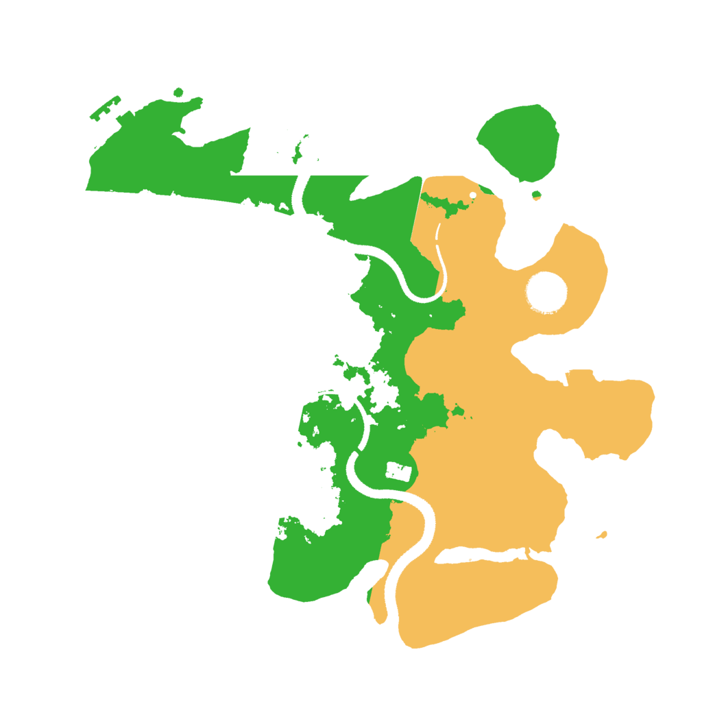 Biome Rust Map: Procedural Map, Size: 3000, Seed: 97651354
