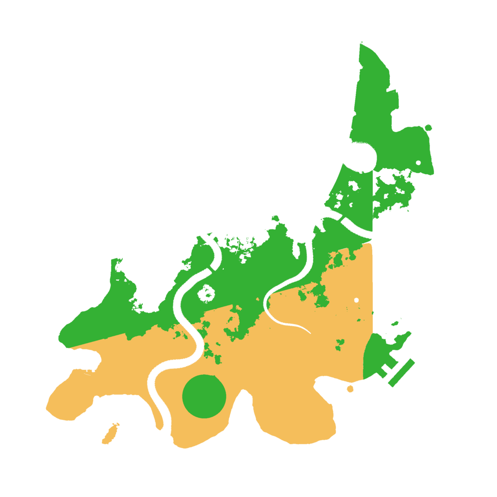 Biome Rust Map: Procedural Map, Size: 3000, Seed: 378561
