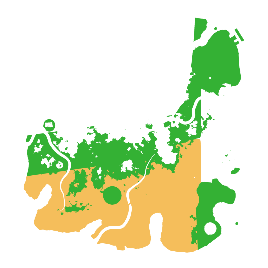 Biome Rust Map: Procedural Map, Size: 3850, Seed: 1276419958