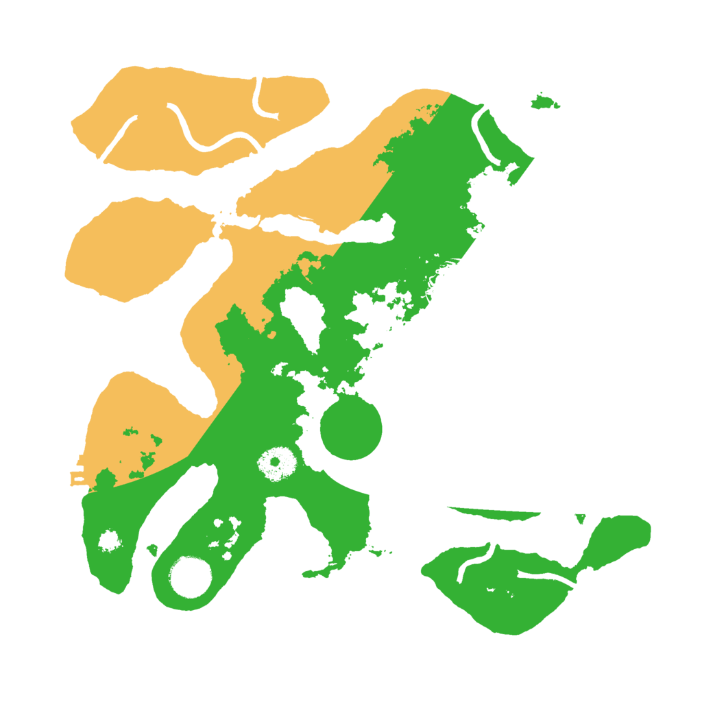 Biome Rust Map: Procedural Map, Size: 3000, Seed: 1110417743