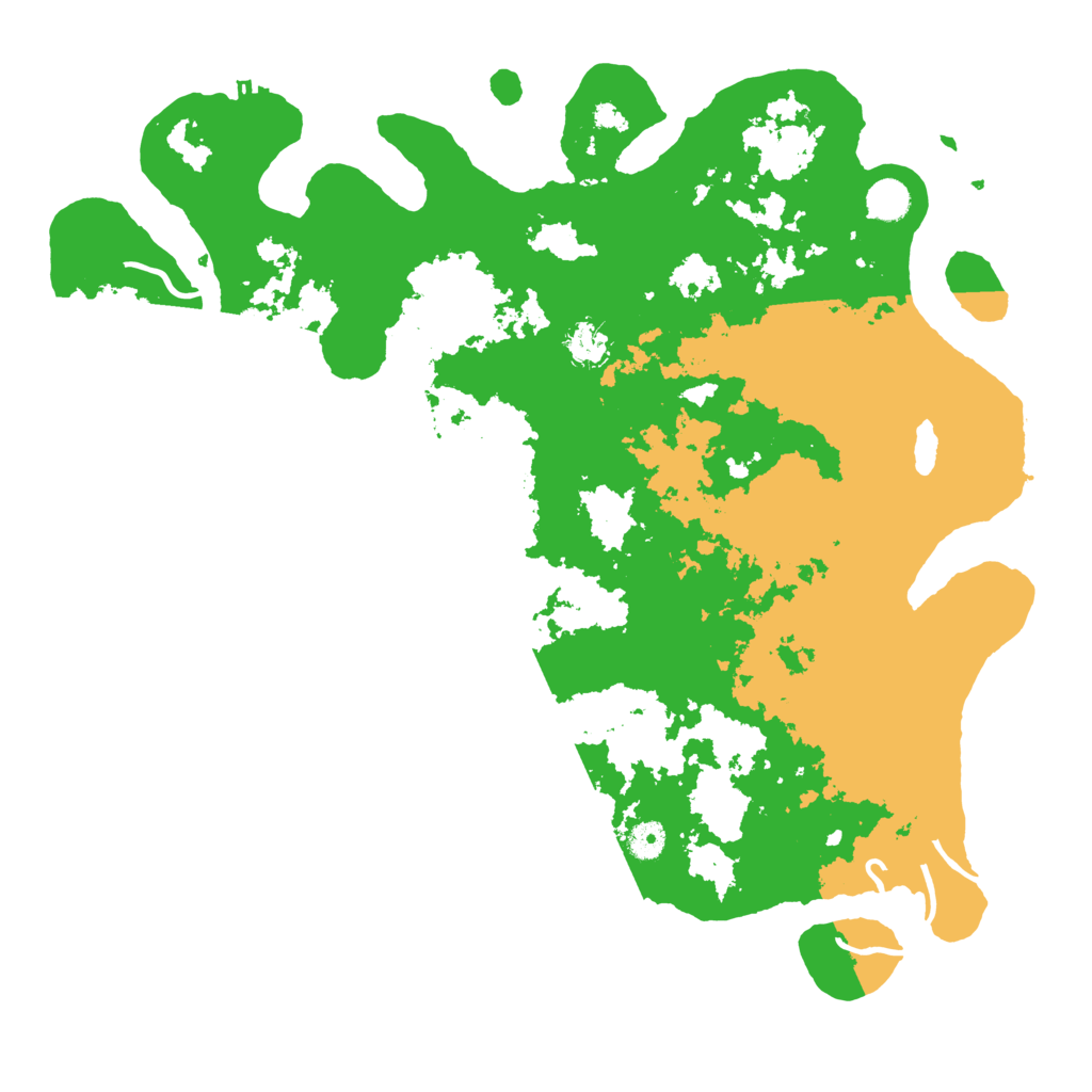 Biome Rust Map: Procedural Map, Size: 4500, Seed: 747282