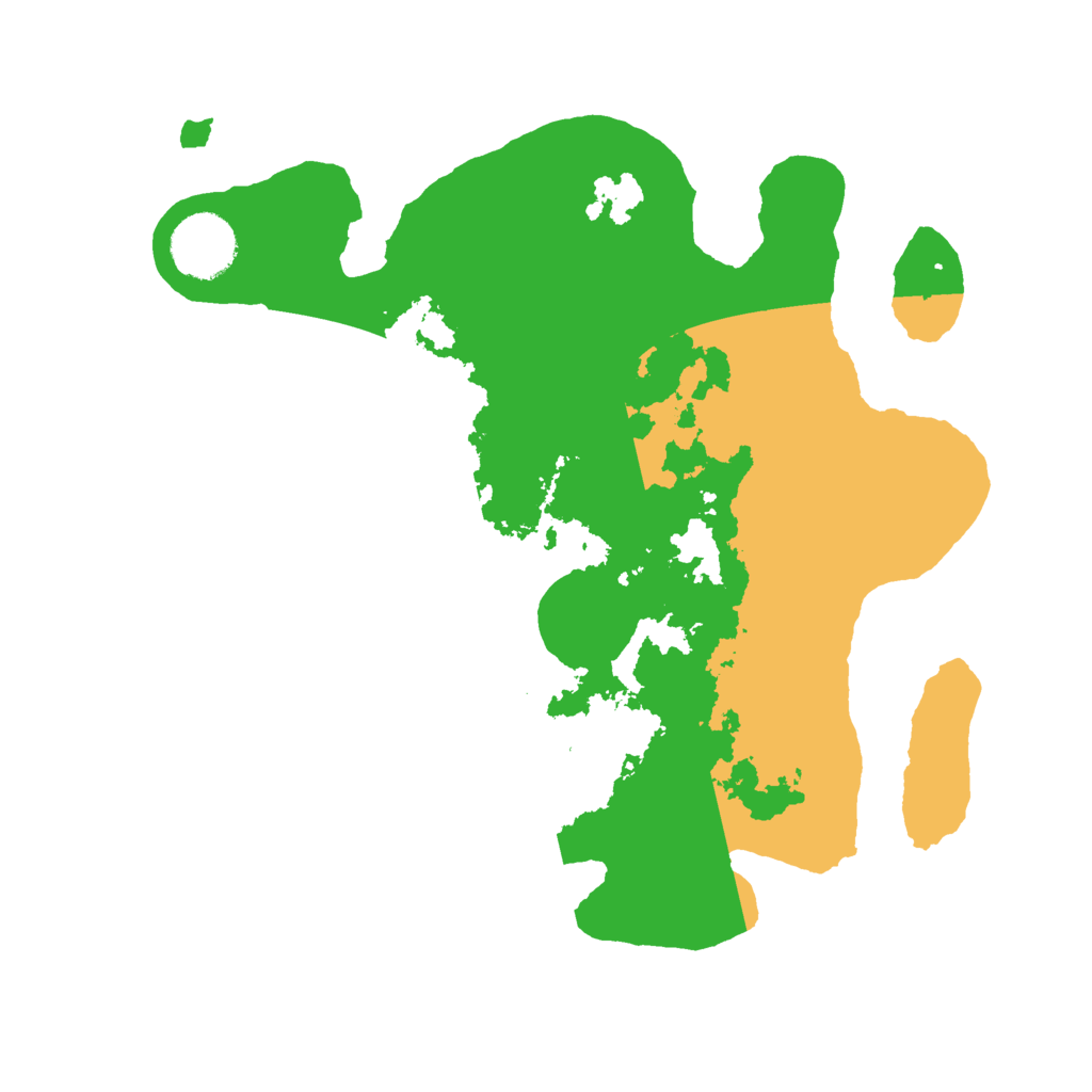 Biome Rust Map: Barren, Size: 3000, Seed: 607