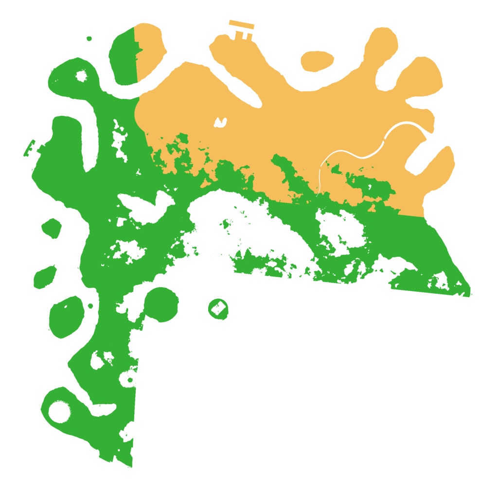 Biome Rust Map: Procedural Map, Size: 4000, Seed: 921115