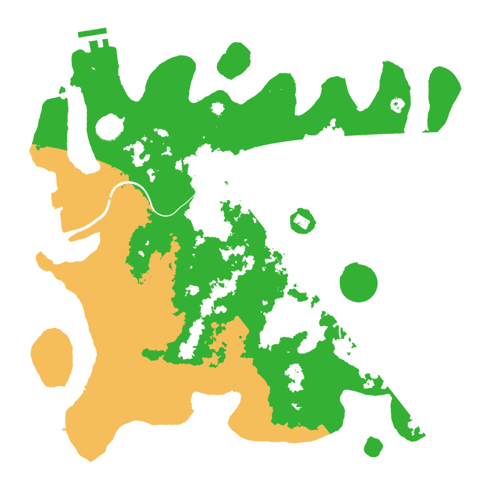 Biome Rust Map: Procedural Map, Size: 3500, Seed: 20959