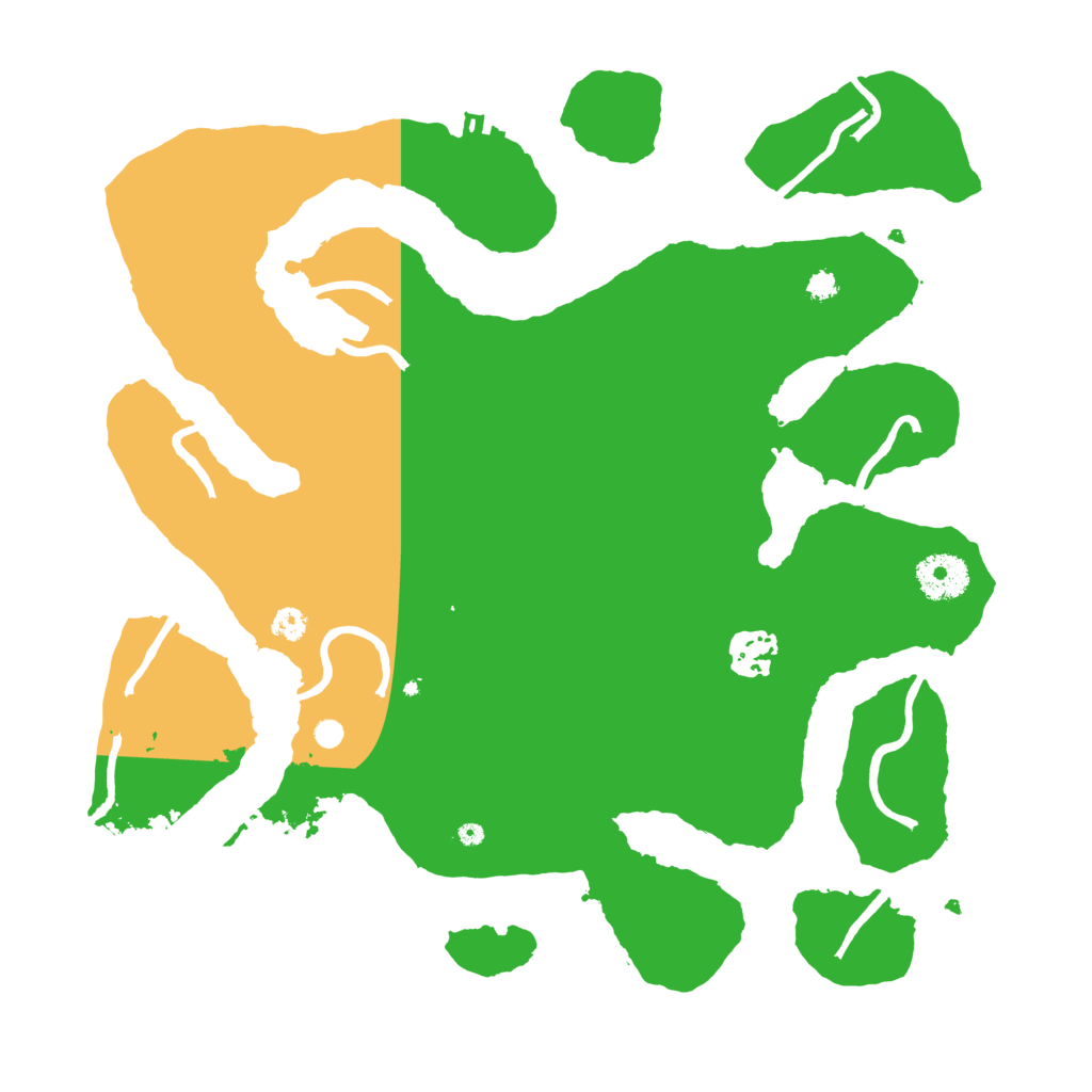 Biome Rust Map: Procedural Map, Size: 3333, Seed: 77777777