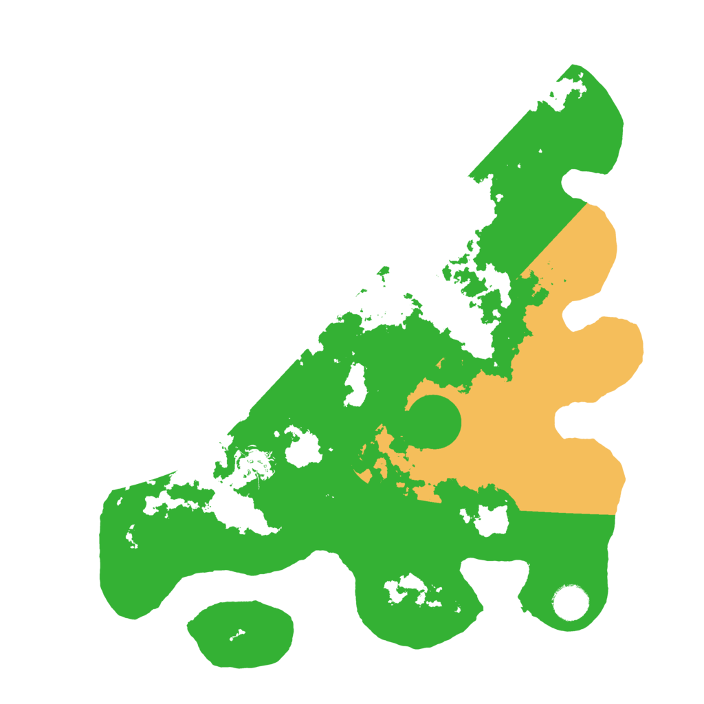 Biome Rust Map: Barren, Size: 3500, Seed: 1114422820