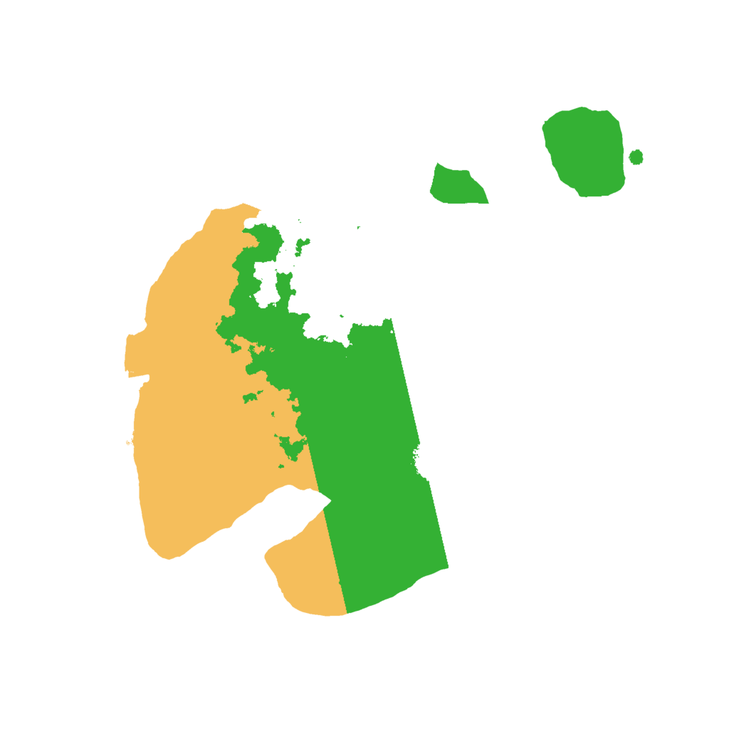 Biome Rust Map: Procedural Map, Size: 2000, Seed: 8454312