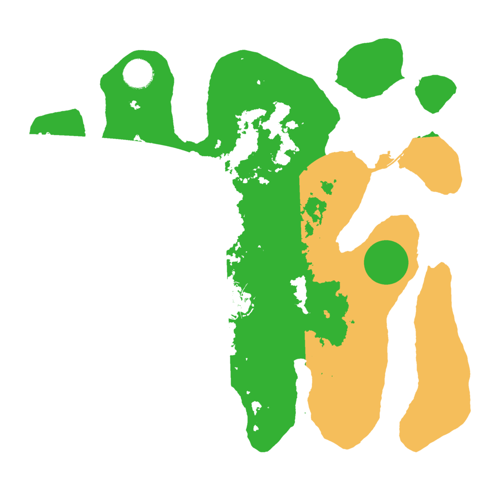 Biome Rust Map: Barren, Size: 3000, Seed: 959181