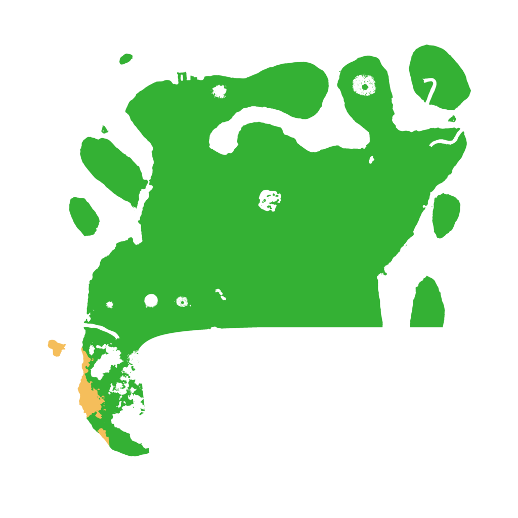 Biome Rust Map: Procedural Map, Size: 3500, Seed: 1757991699