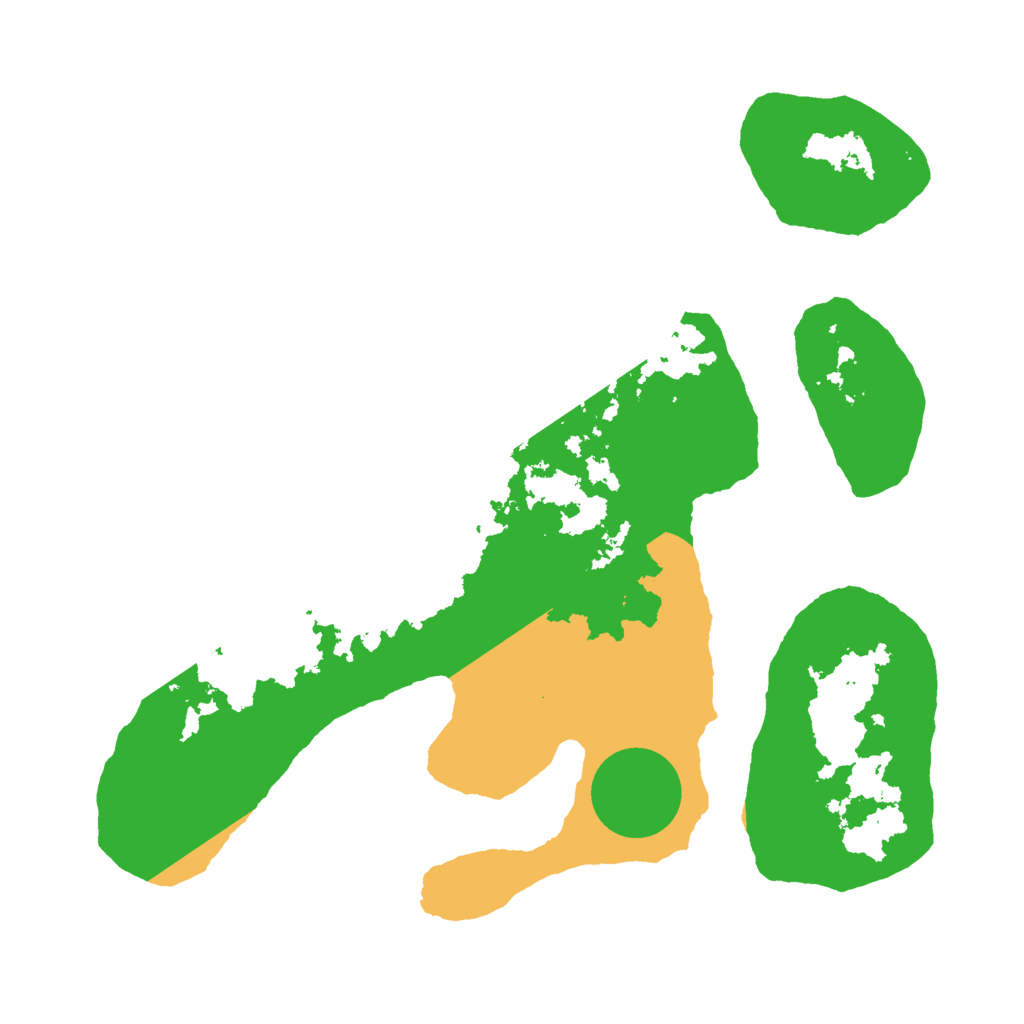 Biome Rust Map: Barren, Size: 3000, Seed: 327787