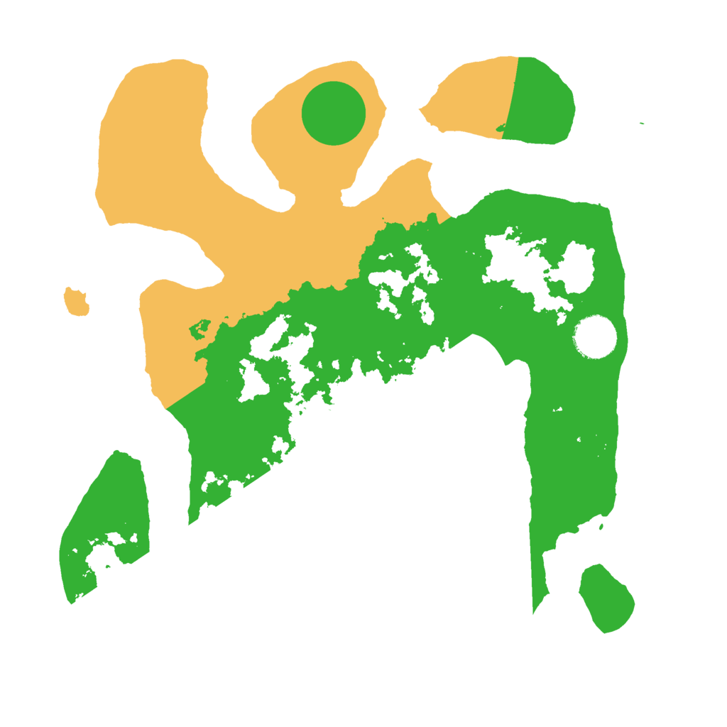 Biome Rust Map: Barren, Size: 3000, Seed: 908892