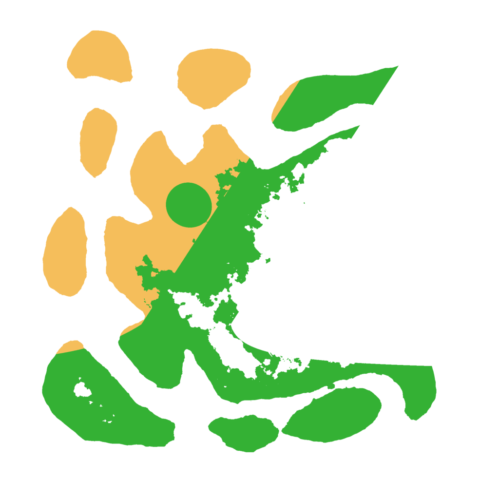 Biome Rust Map: Barren, Size: 3000, Seed: 925417