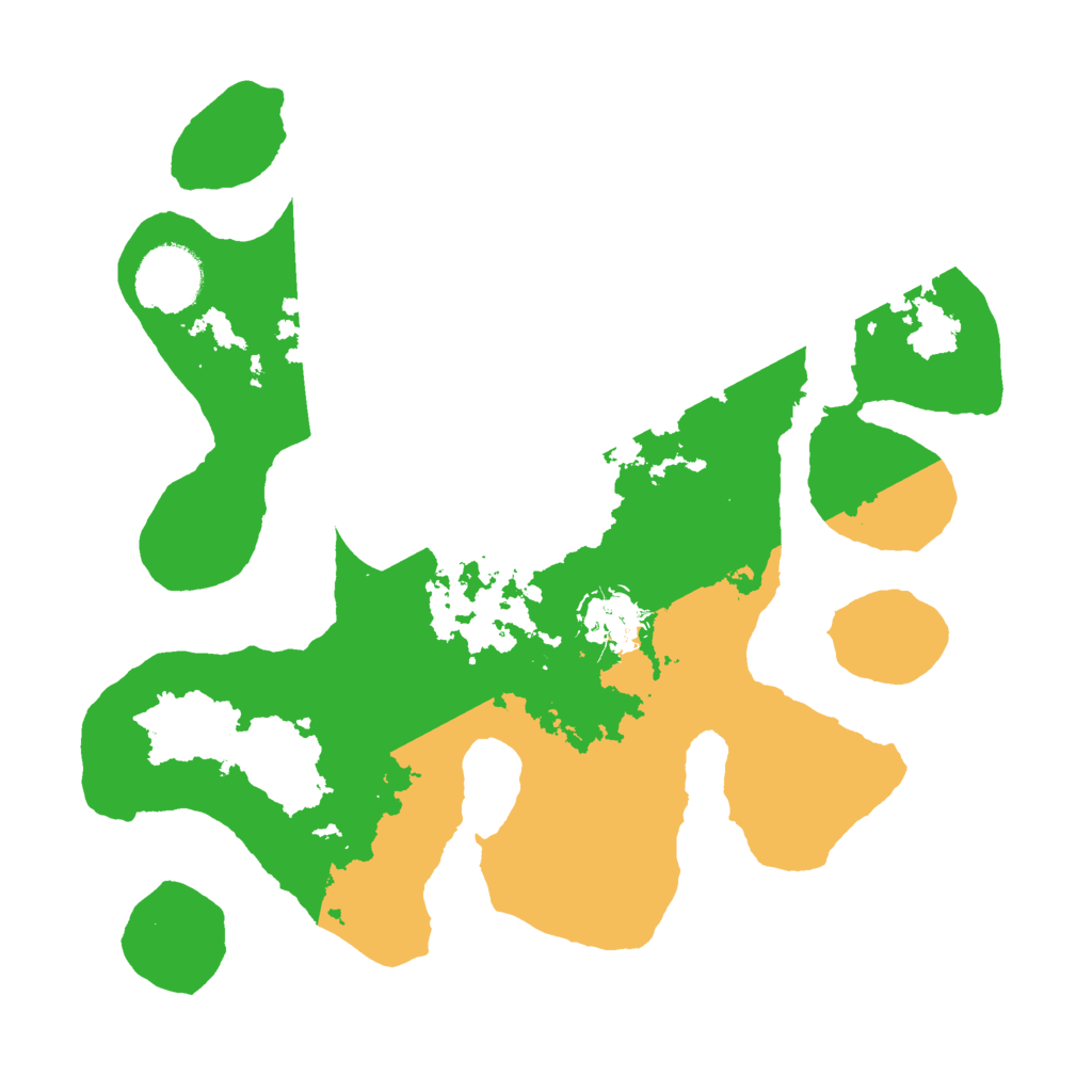 Biome Rust Map: Barren, Size: 3000, Seed: 924819