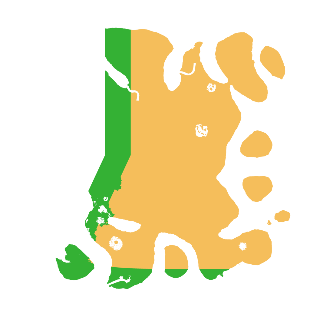 Biome Rust Map: Procedural Map, Size: 3500, Seed: 598975