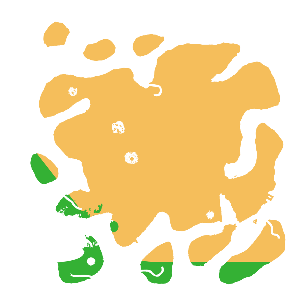 Biome Rust Map: Procedural Map, Size: 3498, Seed: 6551267