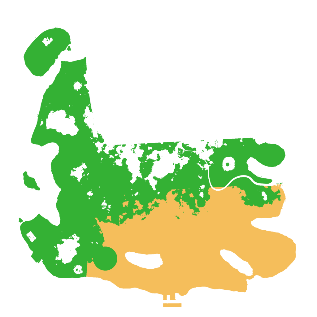 Biome Rust Map: Procedural Map, Size: 3500, Seed: 1561885935