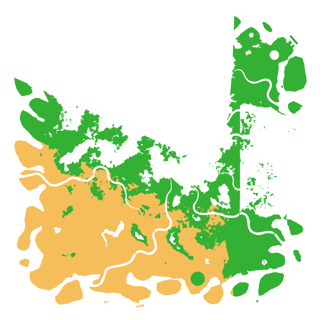 Biome Rust Map: Procedural Map, Size: 6000, Seed: 1545635478