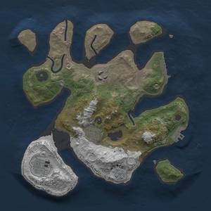 Thumbnail Rust Map: Procedural Map, Size: 2750, Seed: 2147483647, 11 Monuments