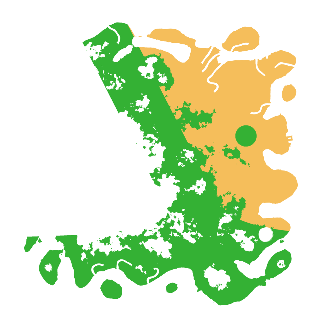 Biome Rust Map: Procedural Map, Size: 4000, Seed: 118587