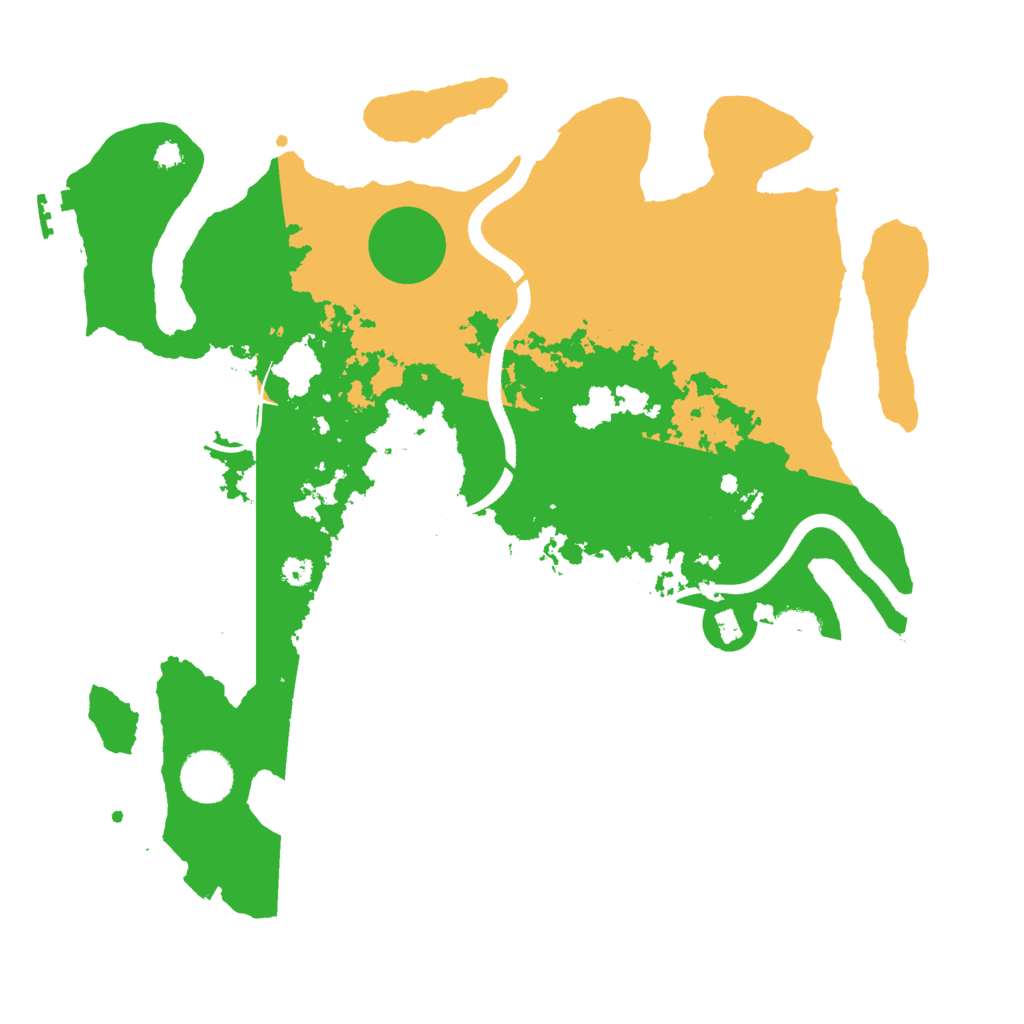 Biome Rust Map: Procedural Map, Size: 3500, Seed: 1893788835