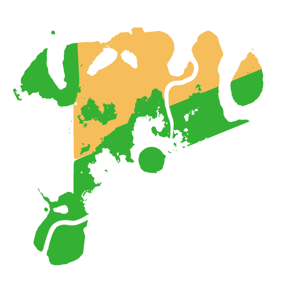 Biome Rust Map: Procedural Map, Size: 3000, Seed: 2138956664