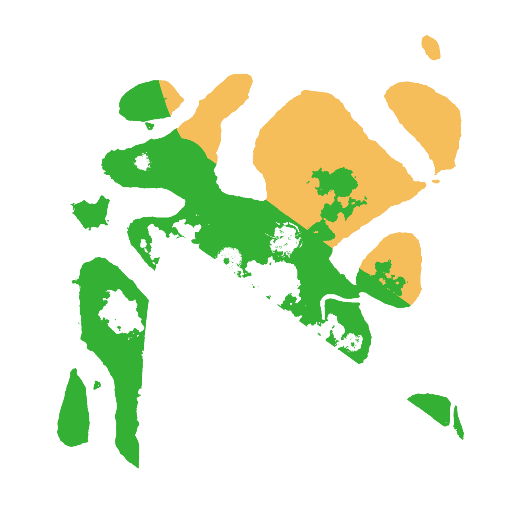 Biome Rust Map: Procedural Map, Size: 3000, Seed: 11649507