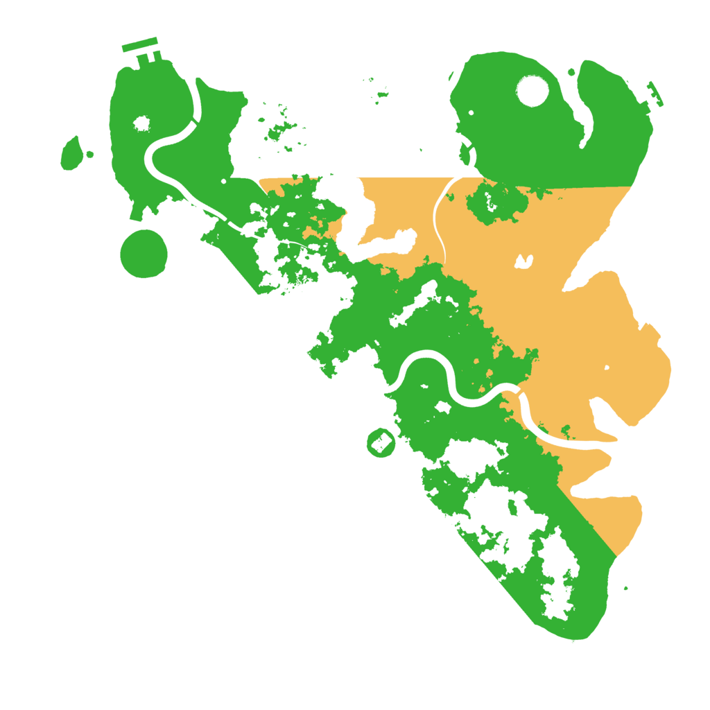 Biome Rust Map: Procedural Map, Size: 4000, Seed: 922614