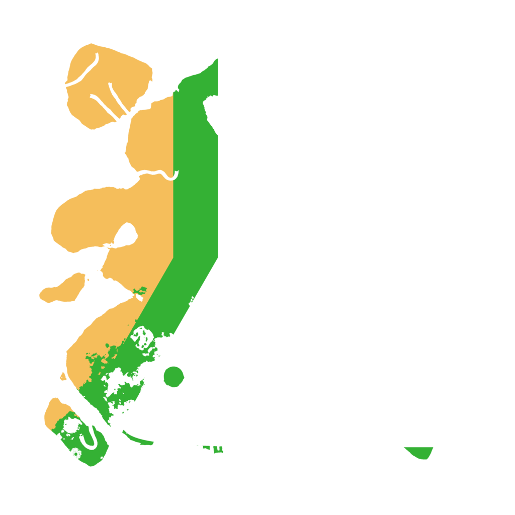 Biome Rust Map: Procedural Map, Size: 3500, Seed: 477842004