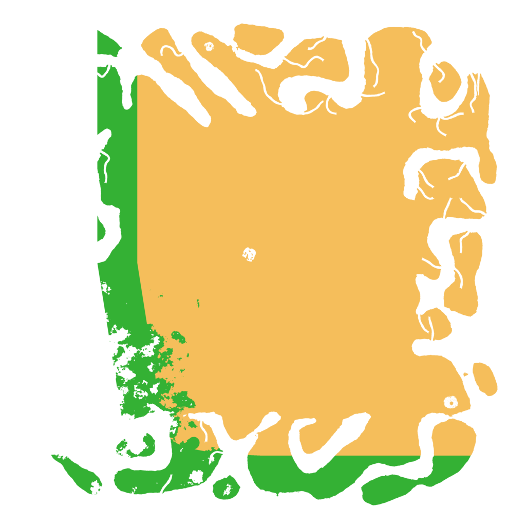 Biome Rust Map: Procedural Map, Size: 6000, Seed: 39190521