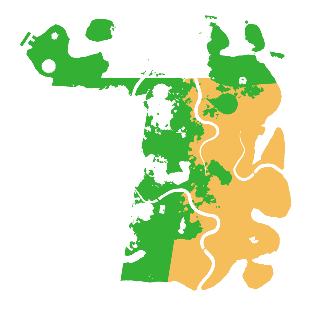Biome Rust Map: Procedural Map, Size: 4000, Seed: 193167
