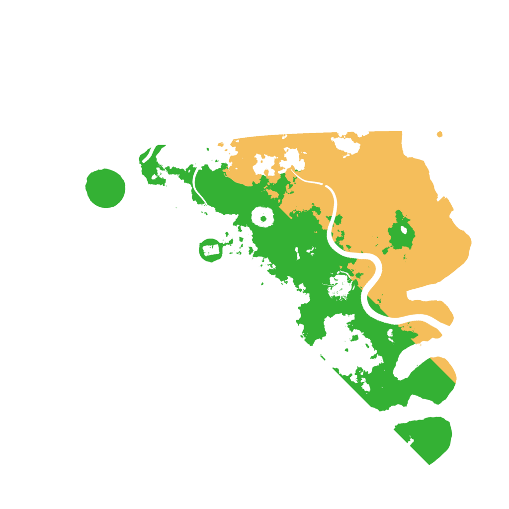 Biome Rust Map: Procedural Map, Size: 3500, Seed: 2250710