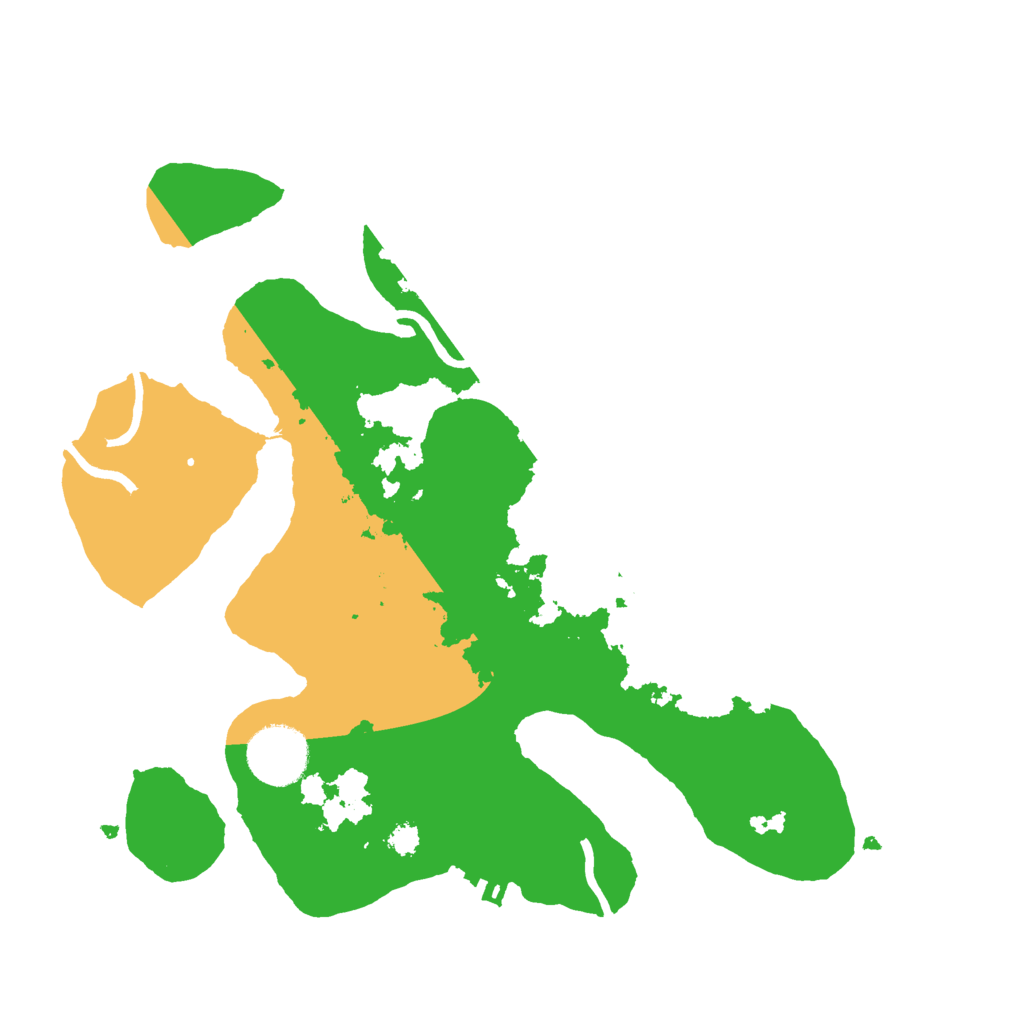 Biome Rust Map: Procedural Map, Size: 3000, Seed: 1230745876