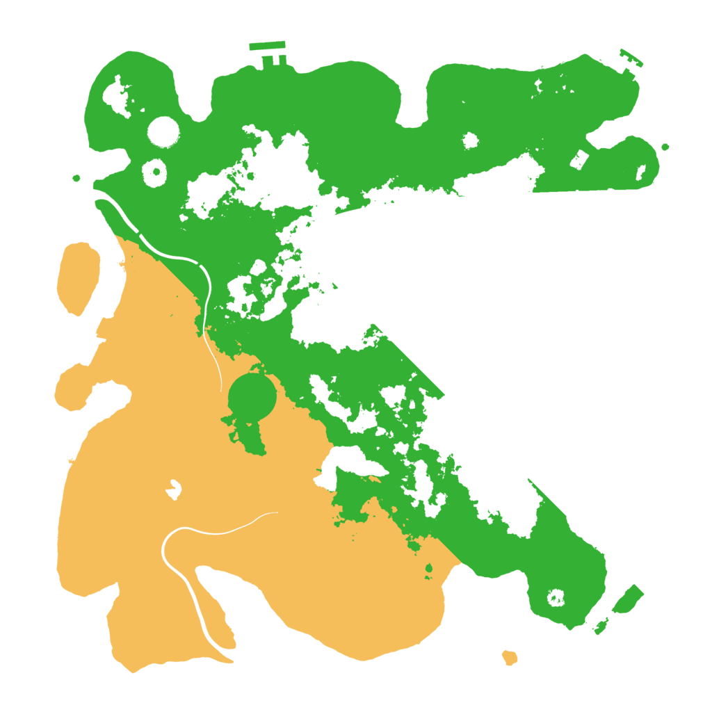 Biome Rust Map: Procedural Map, Size: 4000, Seed: 166000686