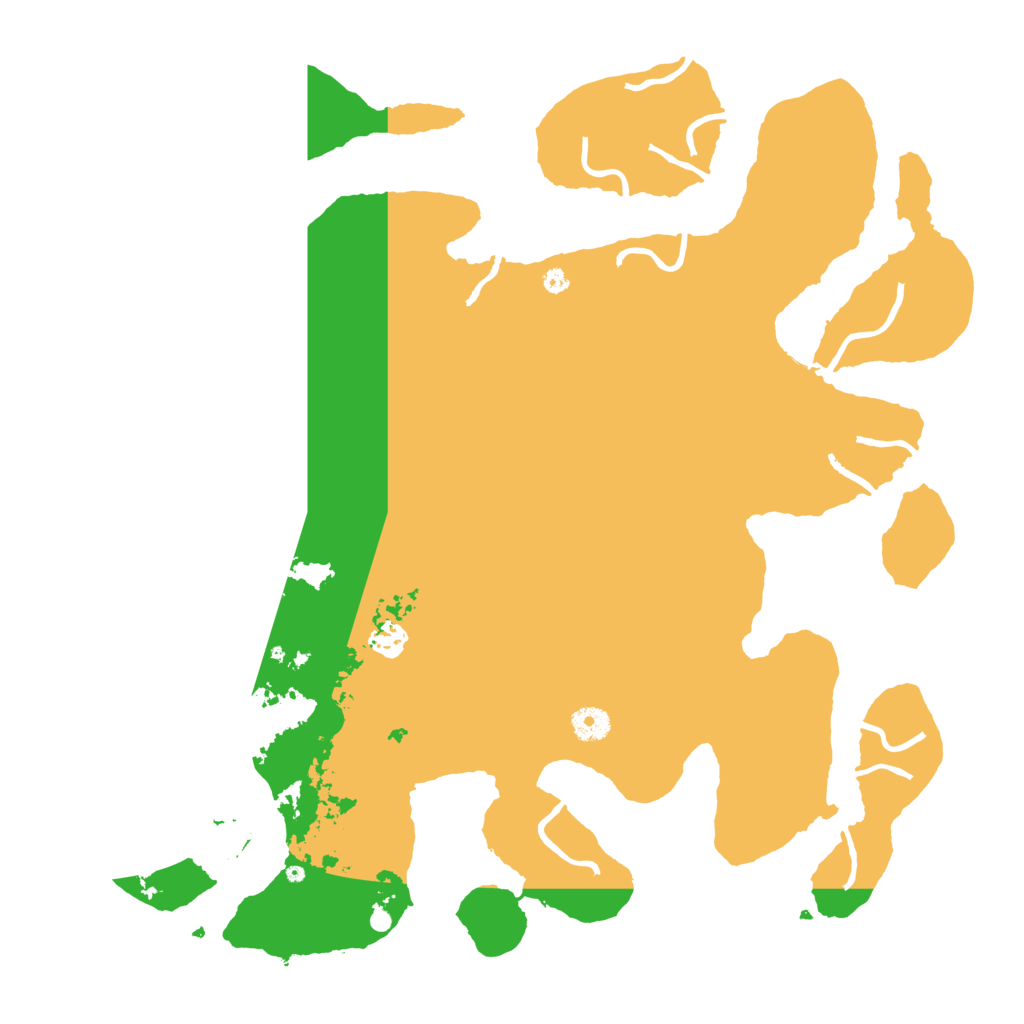 Biome Rust Map: Procedural Map, Size: 4200, Seed: 768896825