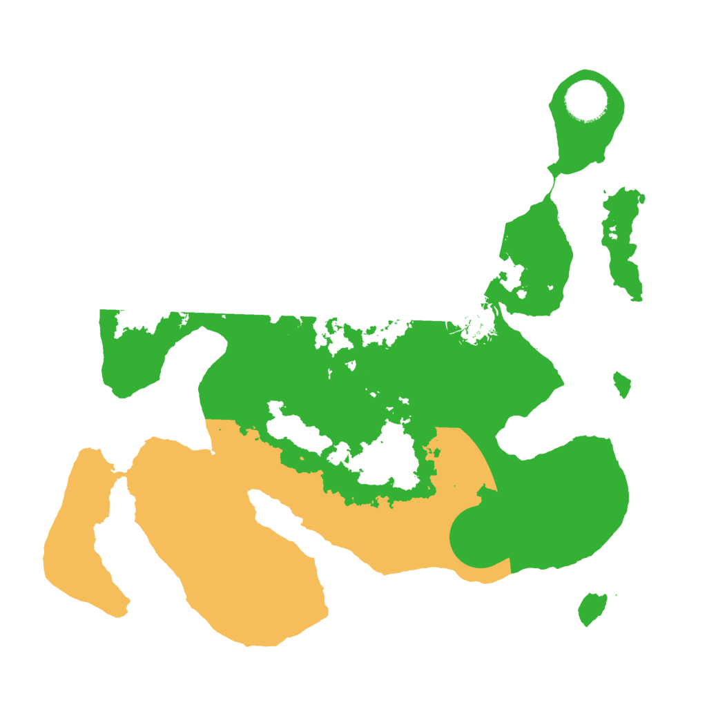 Biome Rust Map: Barren, Size: 3000, Seed: 41121