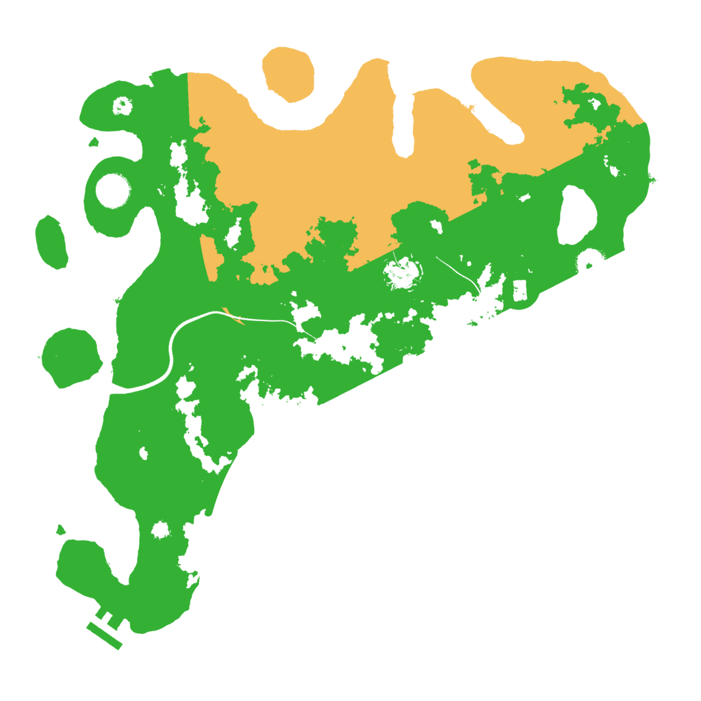 Biome Rust Map: Procedural Map, Size: 3600, Seed: 177766