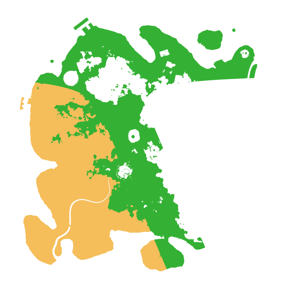 Biome Rust Map: Procedural Map, Size: 3500, Seed: 2082988474