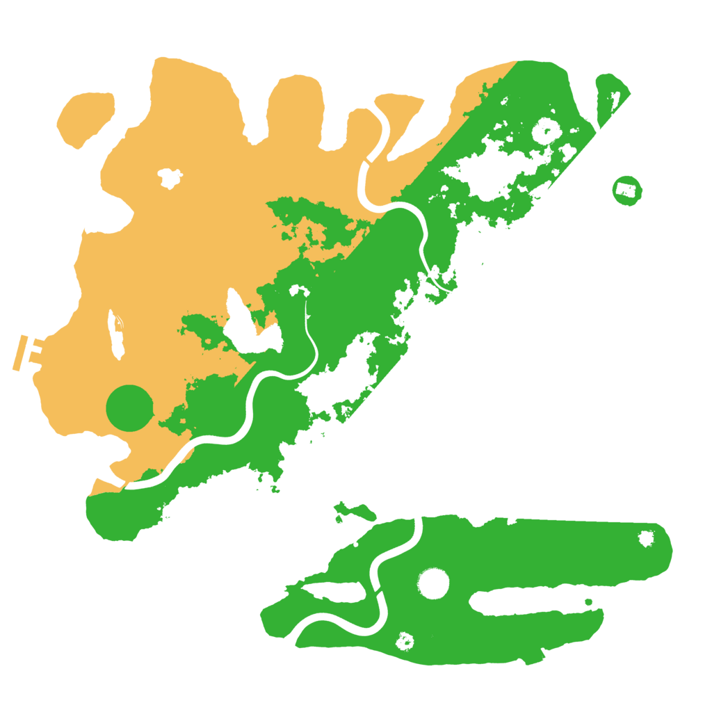 Biome Rust Map: Procedural Map, Size: 4000, Seed: 1979741491