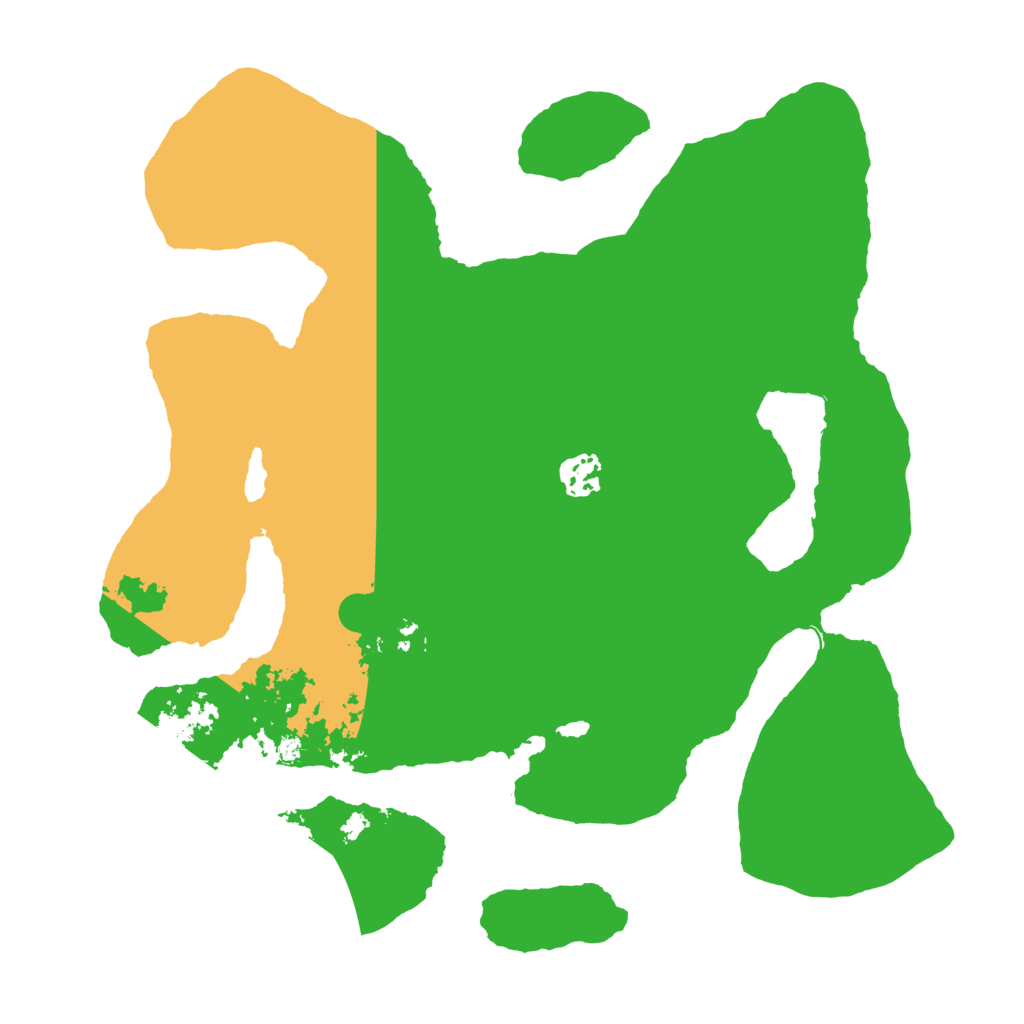 Biome Rust Map: Barren, Size: 3500, Seed: 1316301118