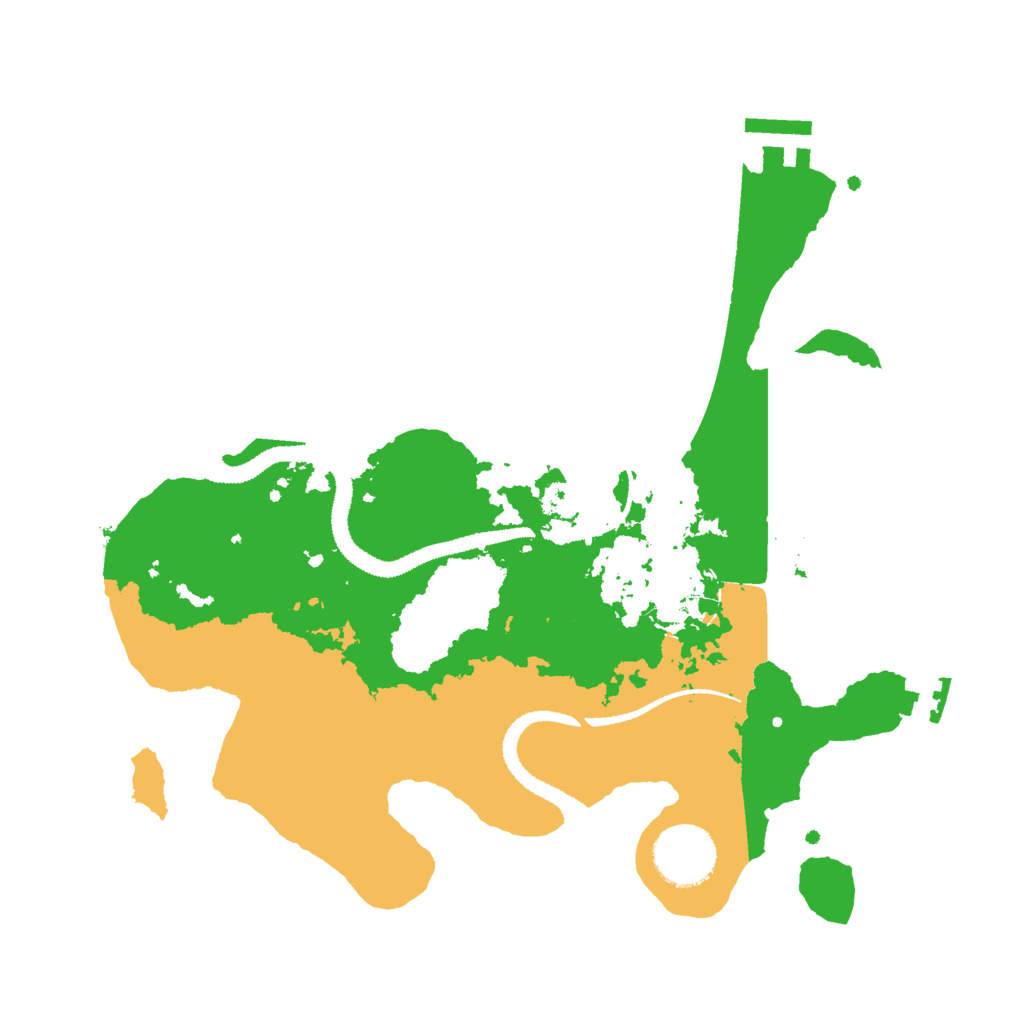 Biome Rust Map: Procedural Map, Size: 2910, Seed: 1234