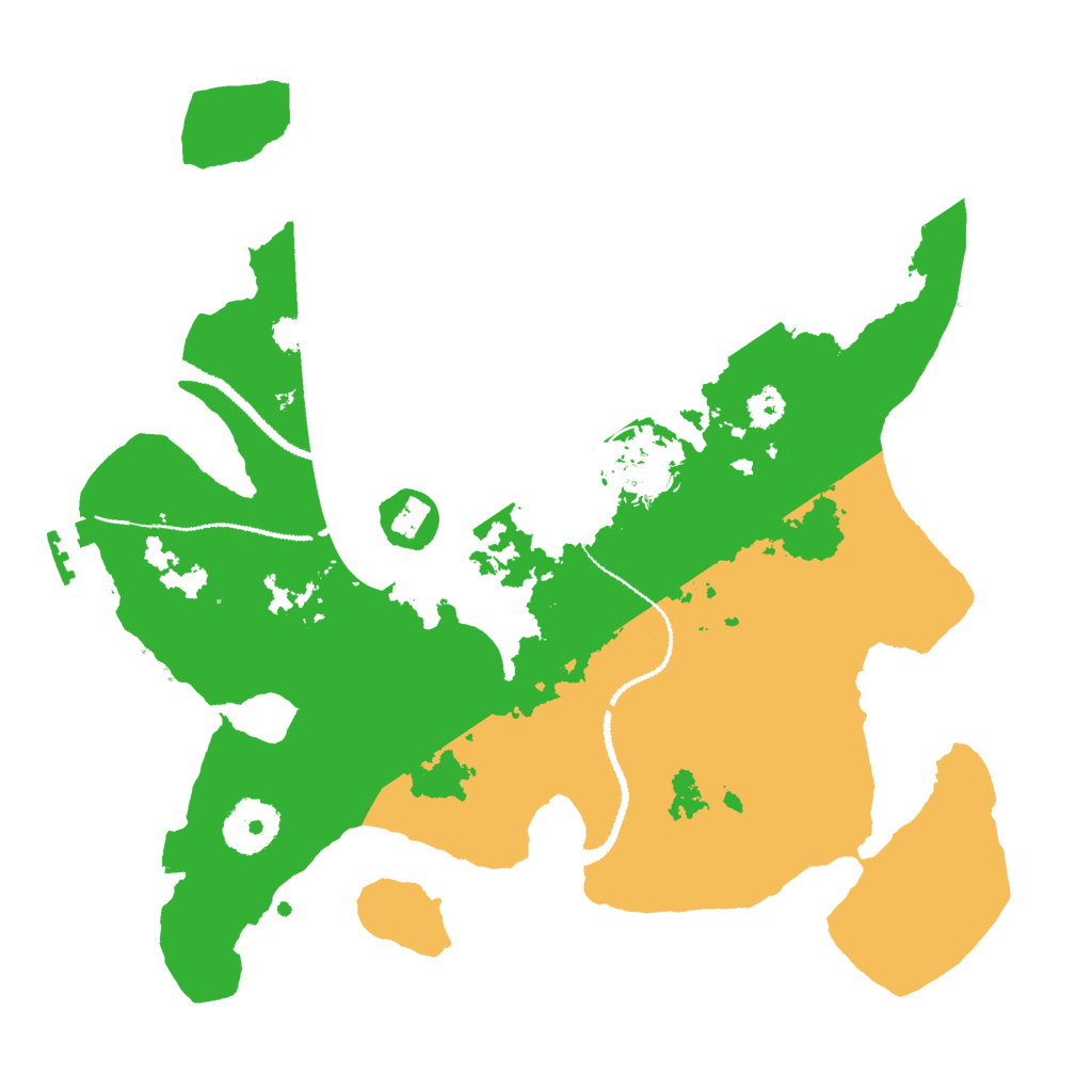 Biome Rust Map: Procedural Map, Size: 3000, Seed: 131528