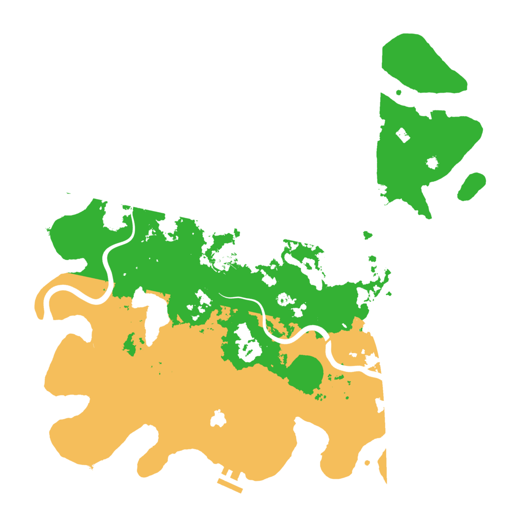 Biome Rust Map: Procedural Map, Size: 4000, Seed: 76685587