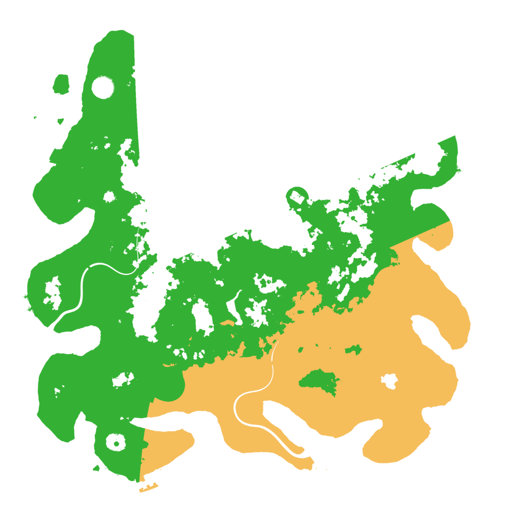 Biome Rust Map: Procedural Map, Size: 4000, Seed: 721945