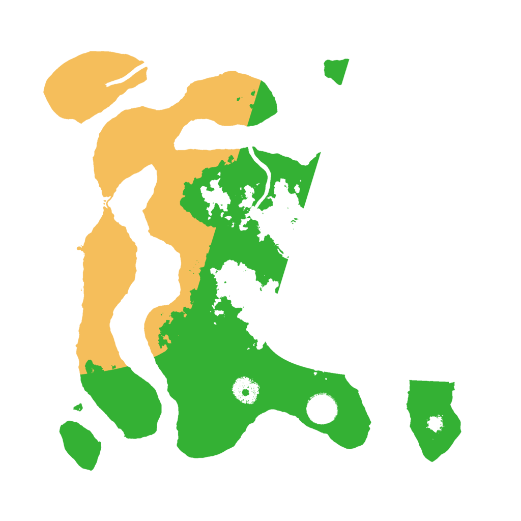 Biome Rust Map: Procedural Map, Size: 3000, Seed: 27051978