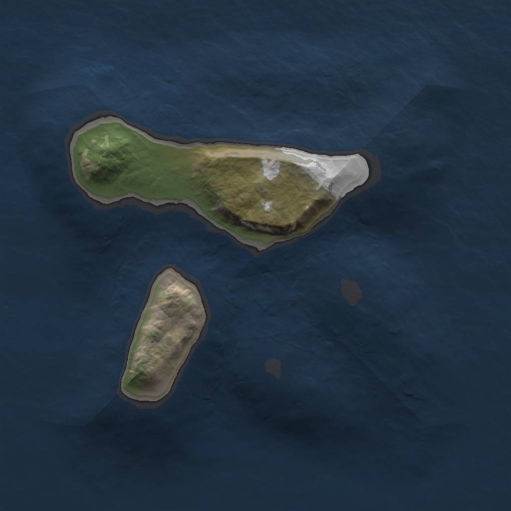 Rust Map: Barren, Size: 1500, Seed: 231, 2 Monuments