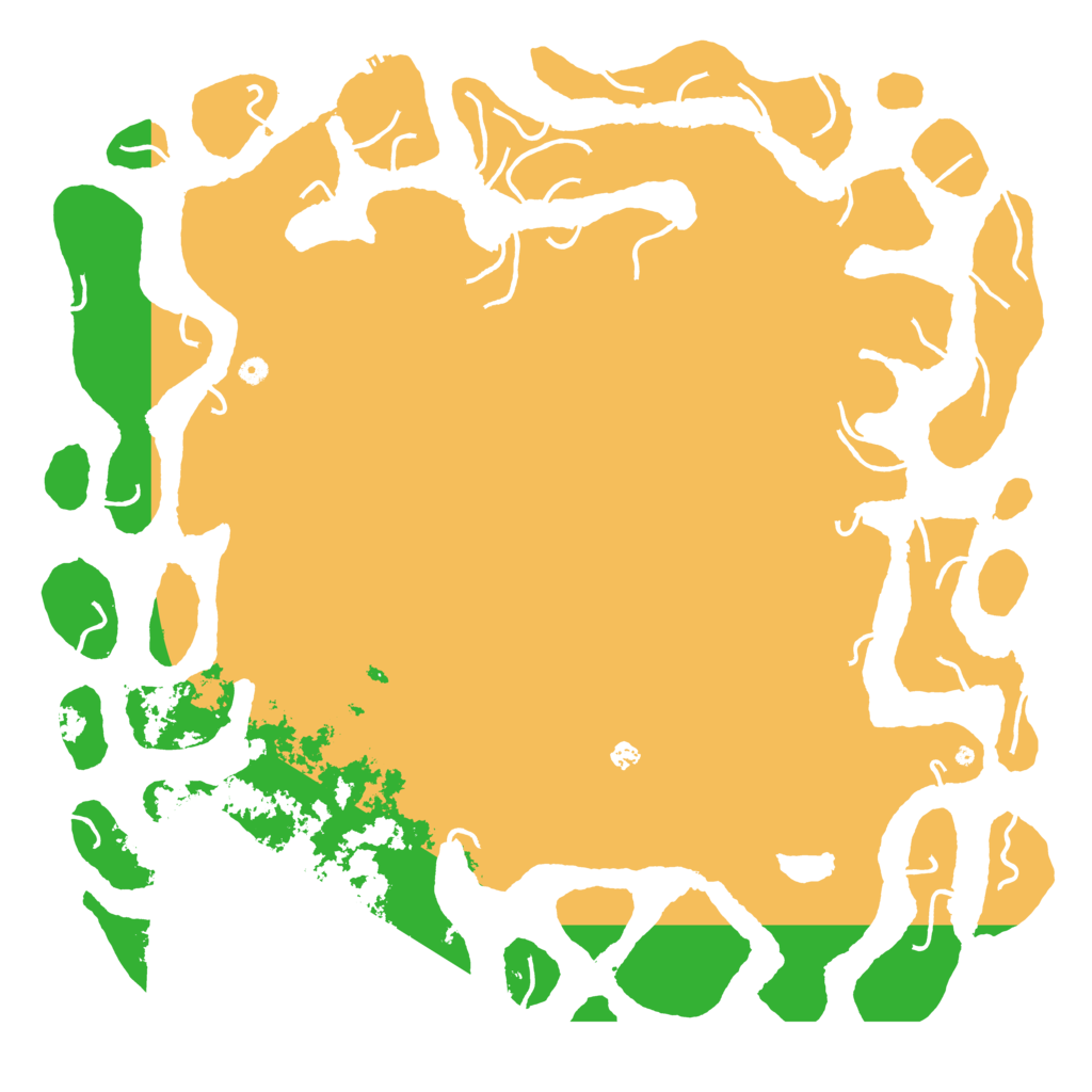 Biome Rust Map: Procedural Map, Size: 6000, Seed: 6942081