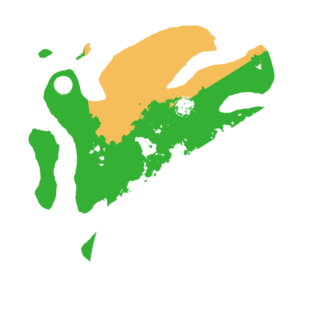 Biome Rust Map: Barren, Size: 3000, Seed: 971453