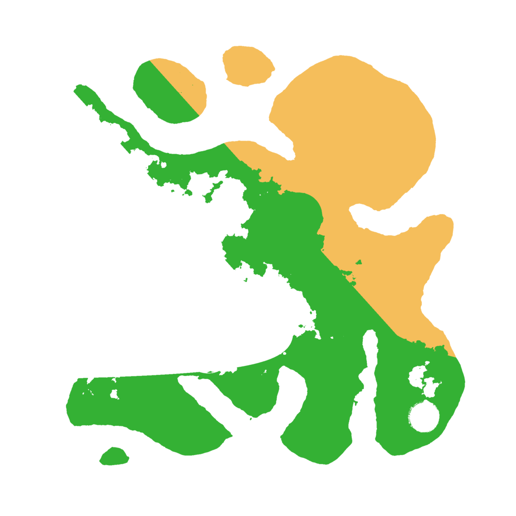 Biome Rust Map: Barren, Size: 3000, Seed: 519521